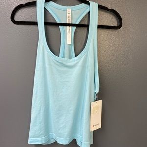 Lululemon Womens SWIFTLY TECH RB 2.0 *RACE ICING BLUE NEW Tank Top Size 14